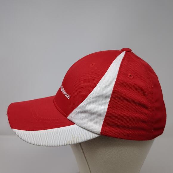 Saint Alphonsus Strapback Baseball Cap Red One Size Adjustable 6 Panel Sport-Tek - Picture 3 of 9
